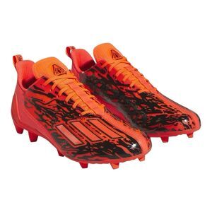 Men's Adidas Adizero 12.0 Poison Football Cleats Sol Red IG7207 Size 12 NEW